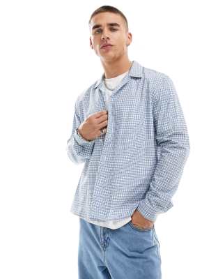 Sense of Clarity Boxy Top in Blue Grey