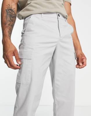 Nunez Relaxed Cargo Pants - Grey