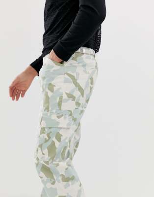 asos camo trousers