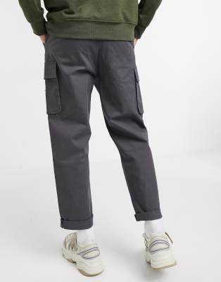 black relaxed trousers