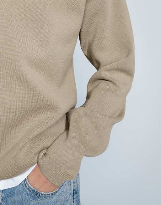 ASOS DESIGN relaxed compact knit sweater in sage, 4 of 7