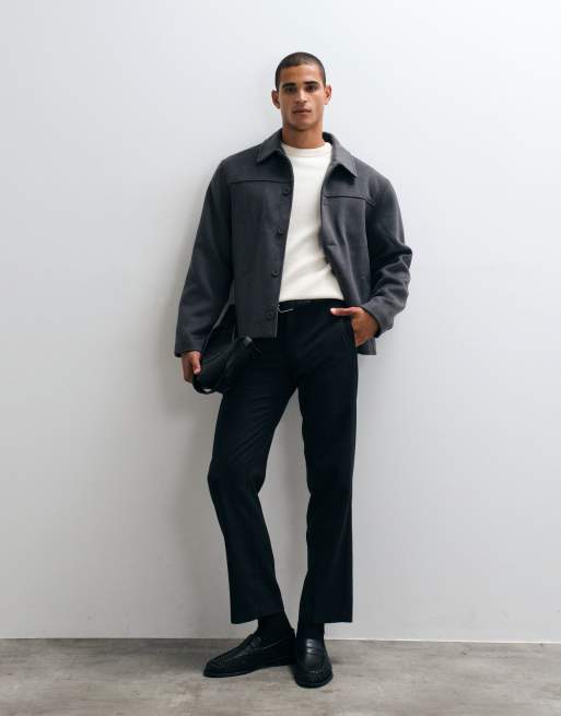 ASOS DESIGN relaxed compact knitted jumper in ecru, 4 of 5