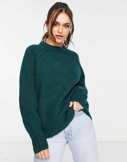 Deep green outlet sweater