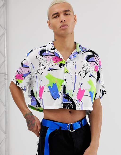 Asos crop top for hot sale men