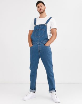 blue mens dungarees