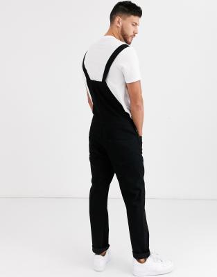 black overalls asos