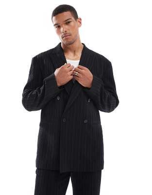 Relaxed Double Breasted Jacket