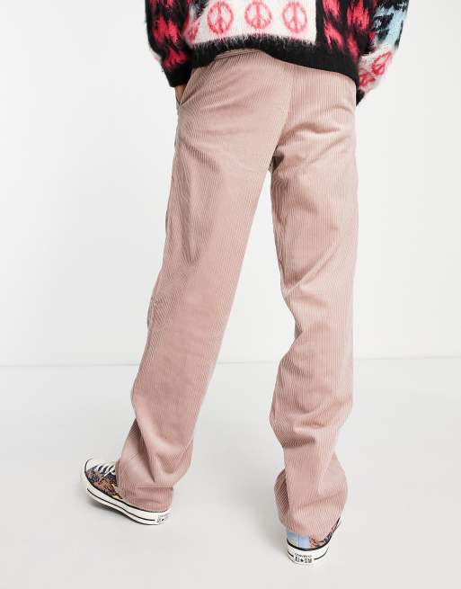 Asos pink corduroy hot sale pants