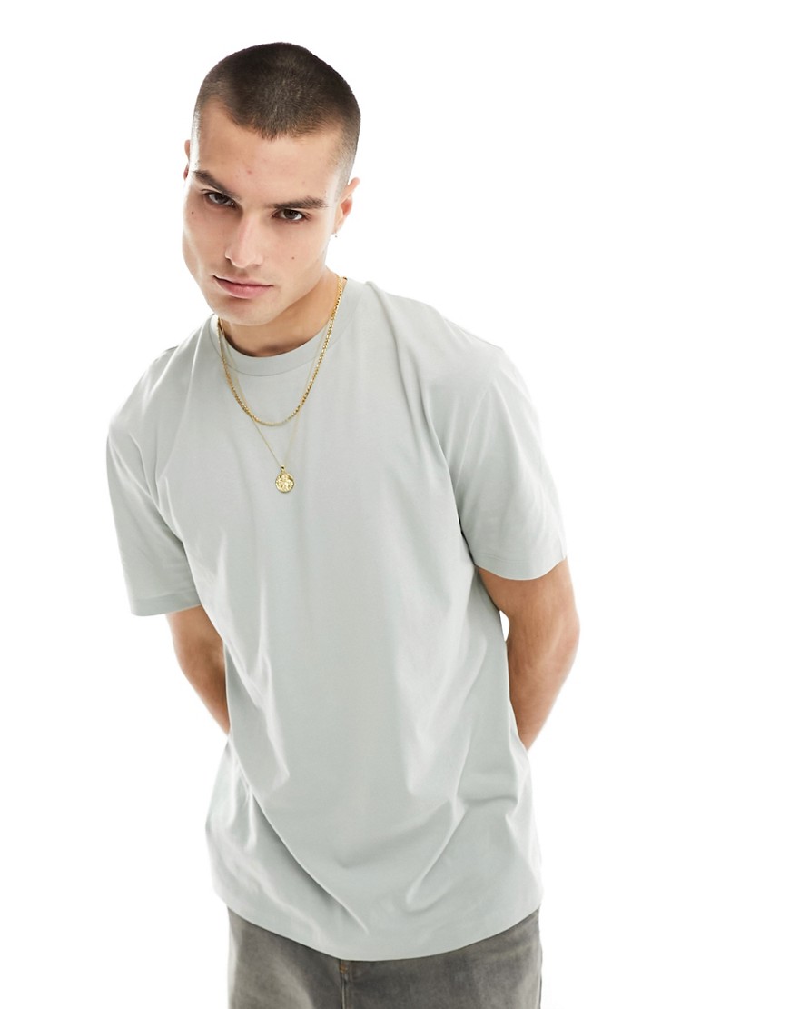 ASOS DESIGN relaxed fit crew neck t-shirt in grey