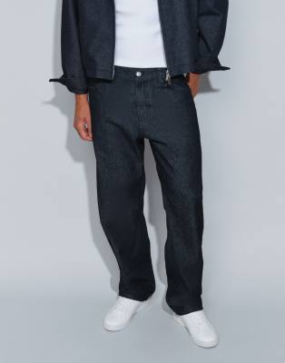 Asos Design Relaxed Fit Jean In Blue