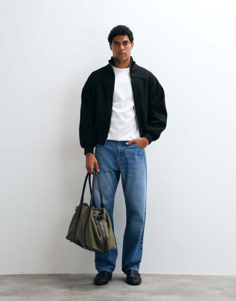 ASOS DESIGN relaxed fit jeans in mid wash blue - view 1