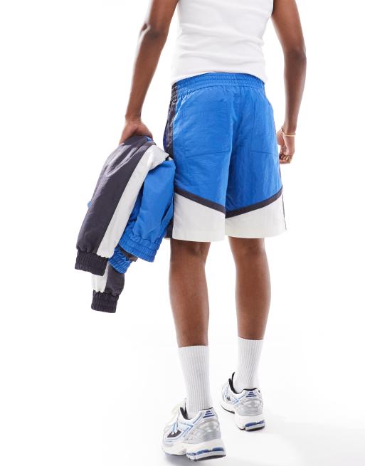 ASOS DESIGN relaxed fit nylon shorts with contrast panels (part of a set), 3 of 5