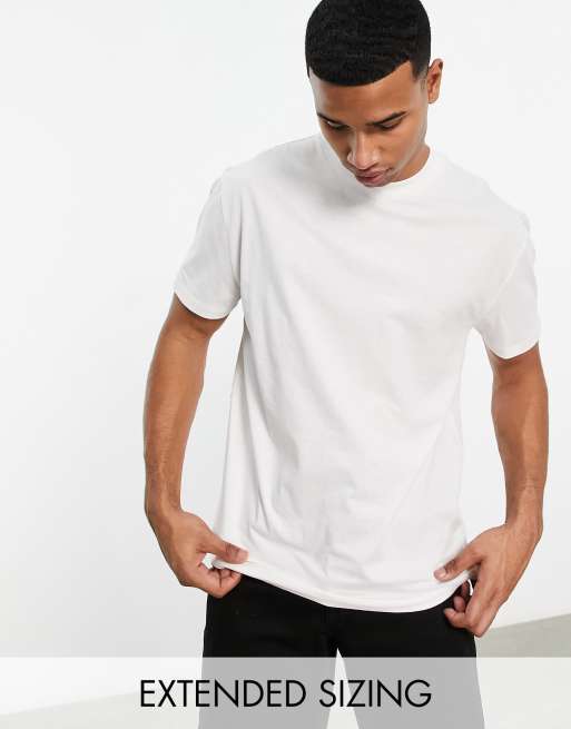 ASOS Design relaxed fit t-shirt in cream |