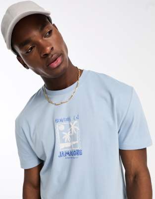 ANDREA LONGSLEEVE T-SHIRT - Dusty Blue main image 0