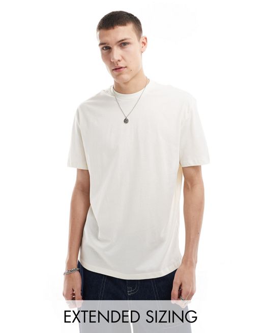 FhyzicsShops DESIGN relaxed fit t-shirt in ecru