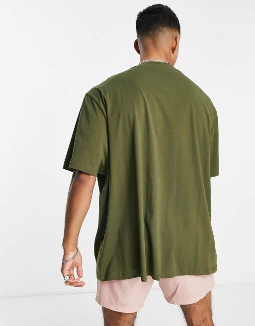 ASOS DESIGN relaxed fit t-shirt in khaki | ASOS