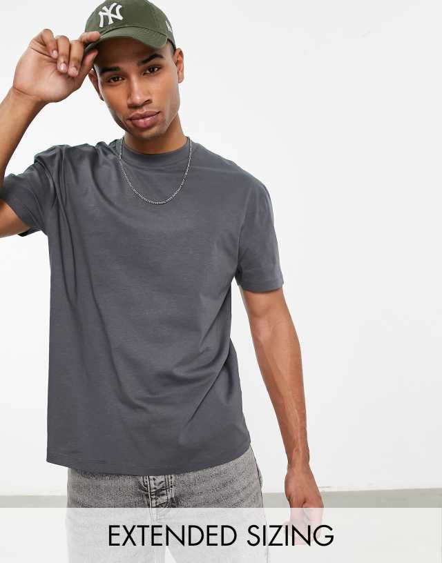 ASOS DESIGN relaxed fit t-shirt in washed black