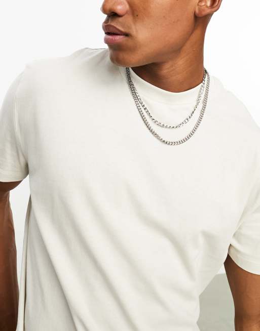 ASOS DESIGN relaxed fit t-shirt with crew neck in beige | ASOS