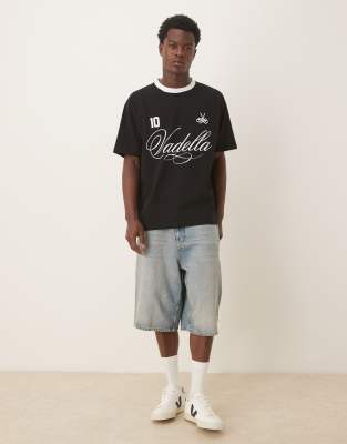 Asos Design Relaxed Fit T-shirt With Graphic In Black