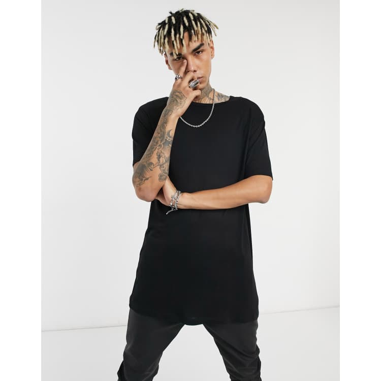 Asos shoulder deals pad t shirt