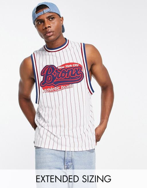 Oversized Bronx Basketball Print T-Shirt