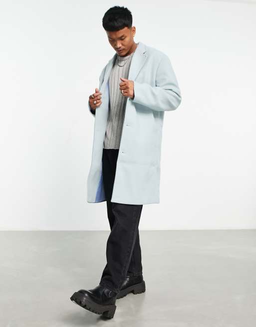 Asos mens wool on sale coat