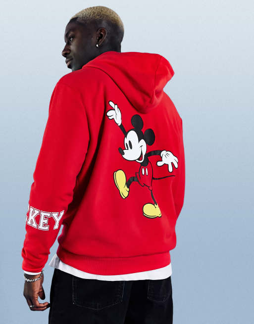 Red store mickey hoodie