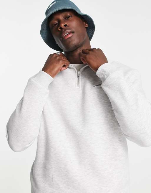 Half zip hotsell sweatshirt with pockets