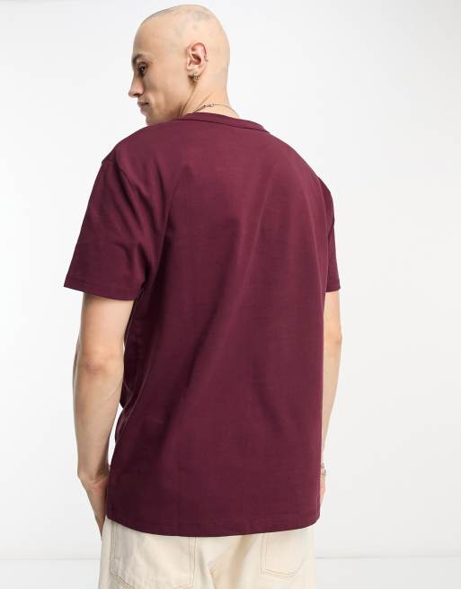 ASOS DESIGN oversized T-shirt in dark purple