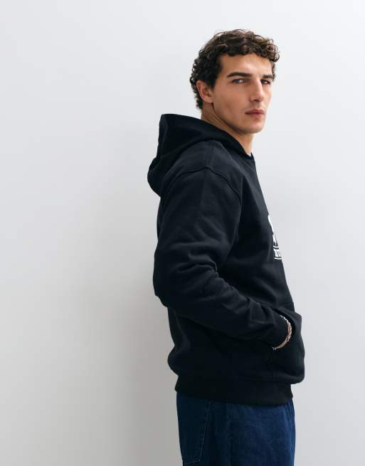 ASOS DESIGN relaxed hoodie with Pokemon Pikachu print in black, 4 of 5