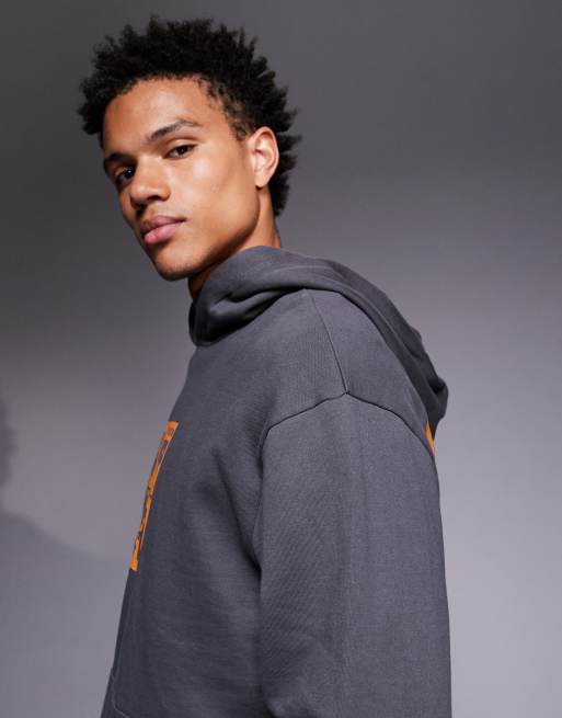 ASOS DESIGN relaxed hoodie with Pulp Fiction print in black, 4 of 5