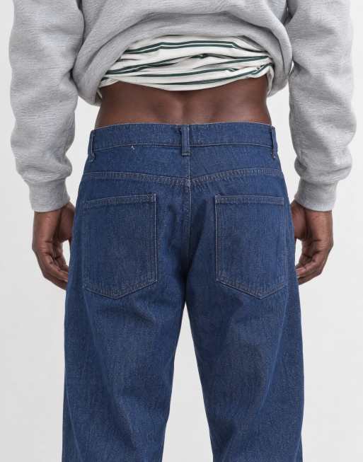 ASOS DESIGN relaxed jeans in raw indigo, 7 of 10