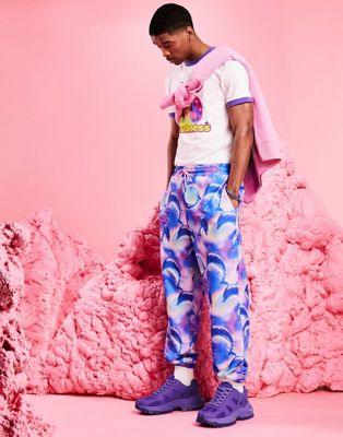 ASOS DESIGN relaxed joggers in all over dolphin print
