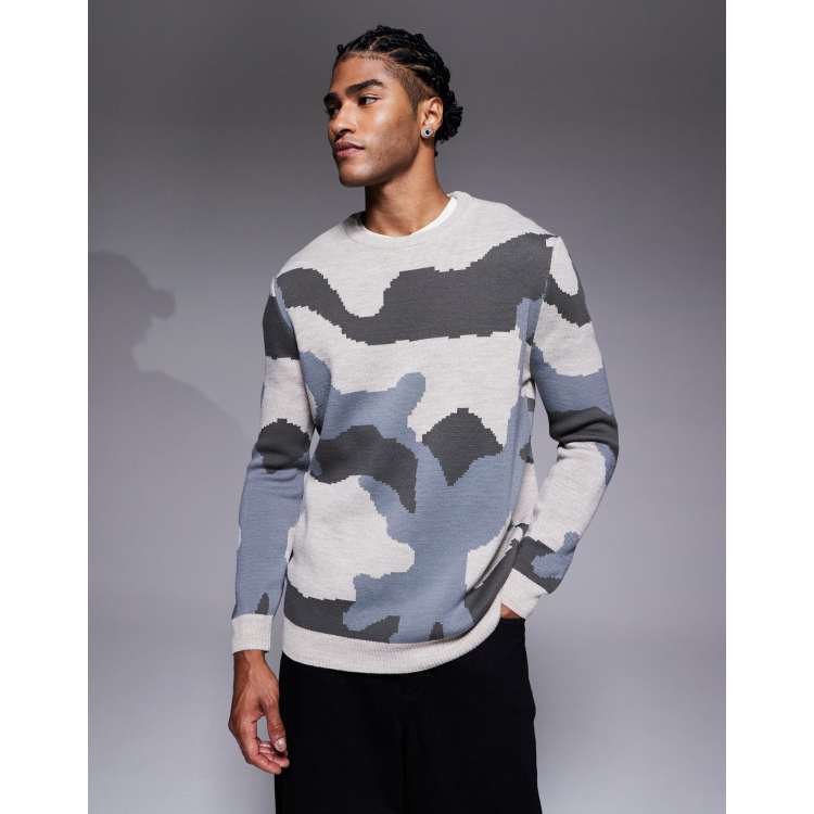 新品　BRIEFING　正規品　CAMO JQ CREW  NECK  KNIT 新品 BRIEFING 正規品 CAMO JQ CREW NECK KNIT