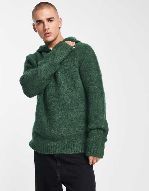 Asos green store sweater