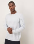 [ASOS DESIGN] ASOS DESIGN relaxed knitted wide rib jumper in light blue M Light blue