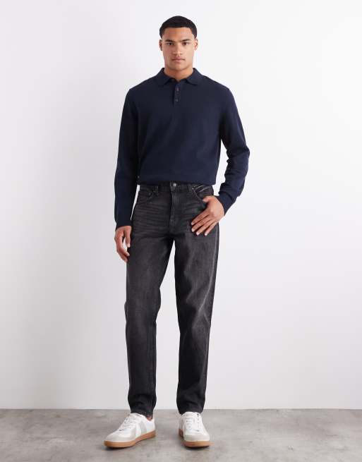 トップス ANATOMICA 18SS Knit Polo-Navy/3 Knit Polo Shirt - Eton