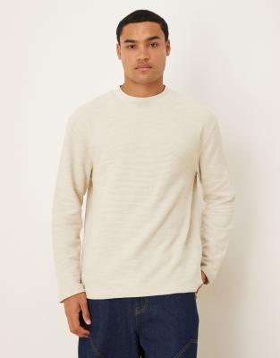 Asos Design Relaxed Long Sleeve T-shirt In White