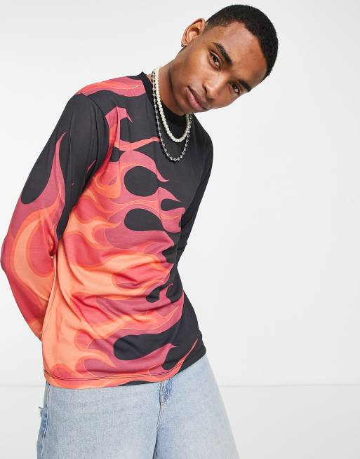 Asos hot sale flame shirt