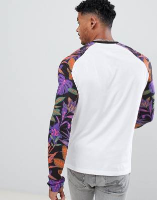 floral raglan shirt