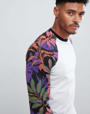 floral raglan shirt