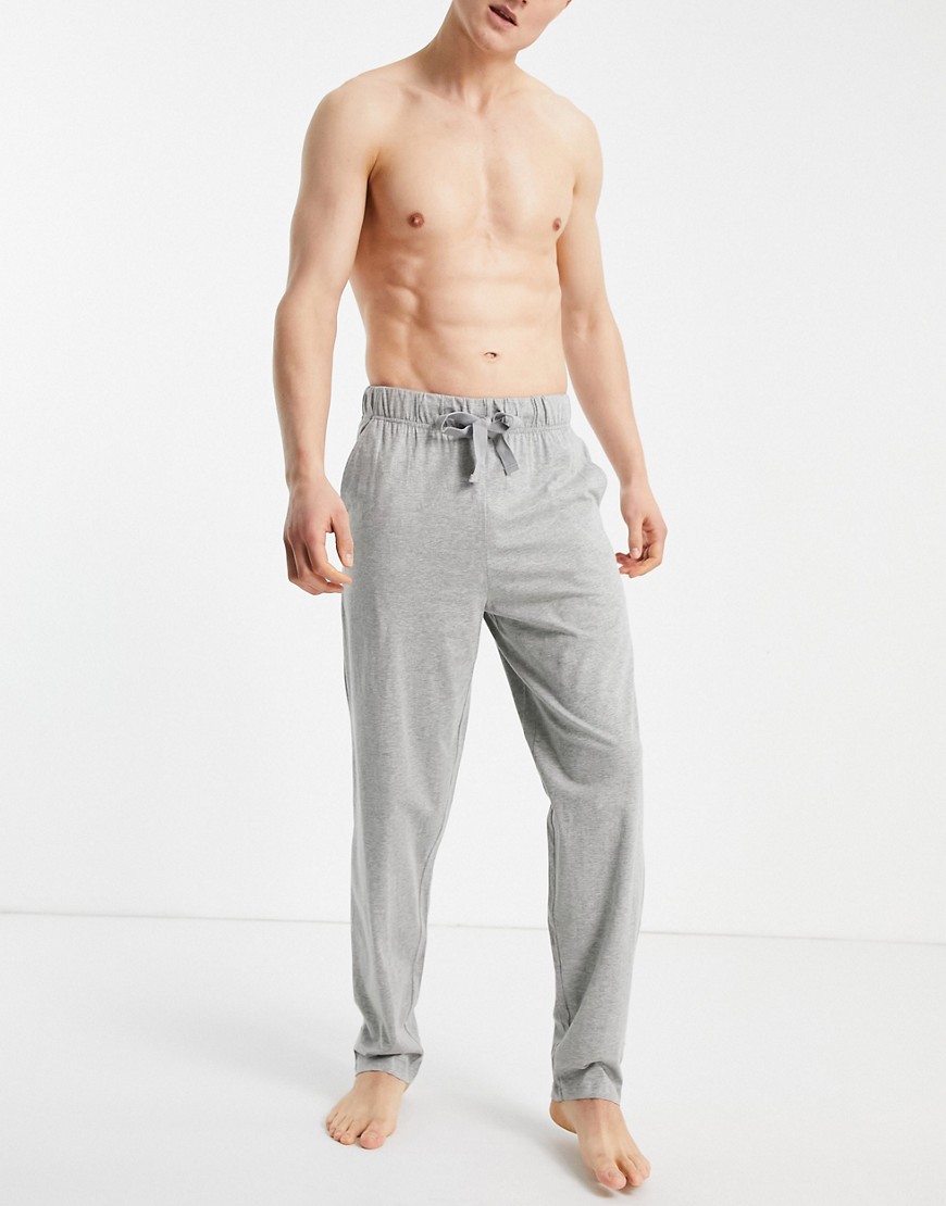 ASOS DESIGN relaxed lounge pants in gray heather-Grey