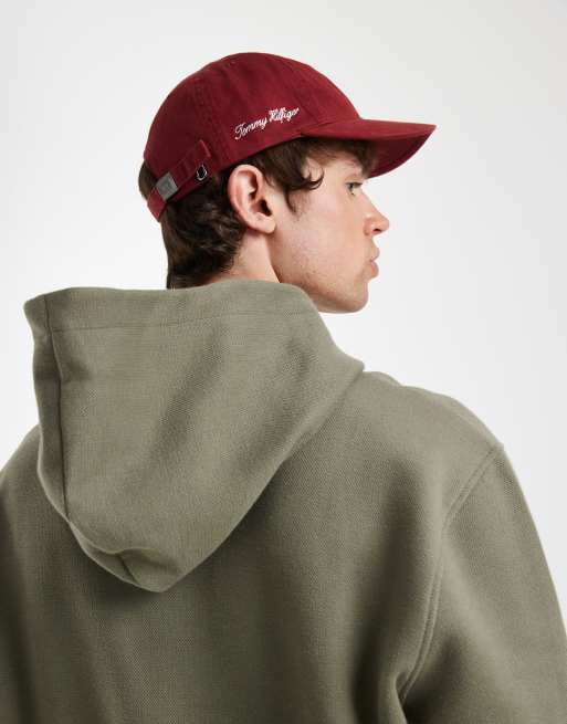 ASOS DESIGN relaxed pique hoodie co-ord in olive green, 2 of 5