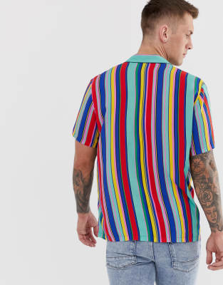 asos rainbow top