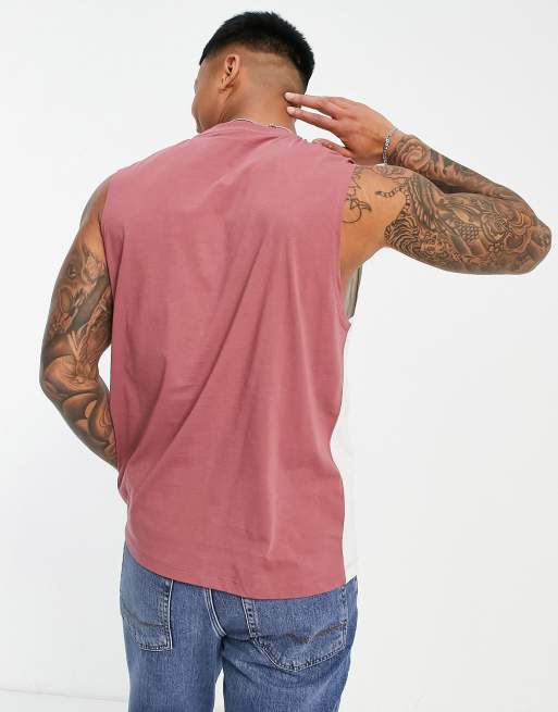 ASOS DESIGN relaxed retro sport vest with Chicago collegiate print, 4 of 4