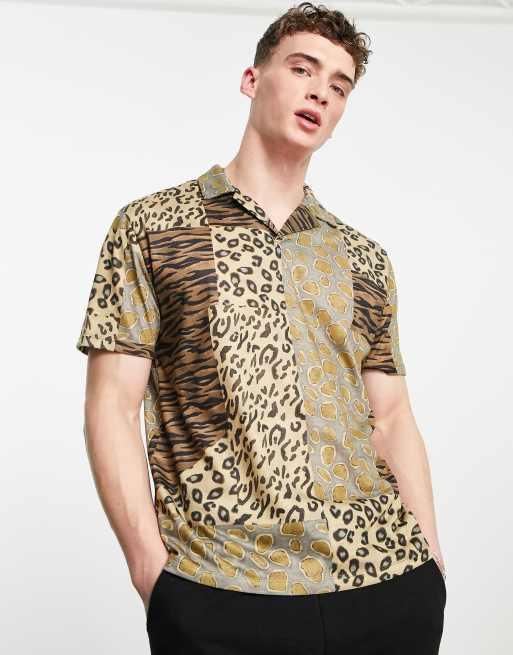 Tiger hotsell print polo