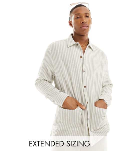 Men s Striped Shirts ASOS