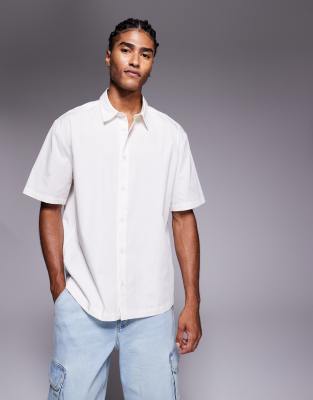 Asos Design Relaxed Shirt In White