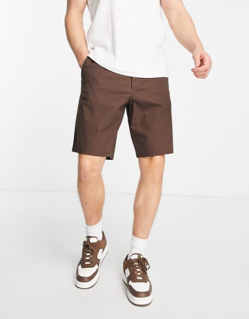 Chino shorts with store sneakers