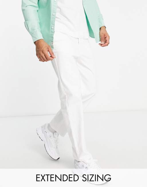 Asos white sale chinos